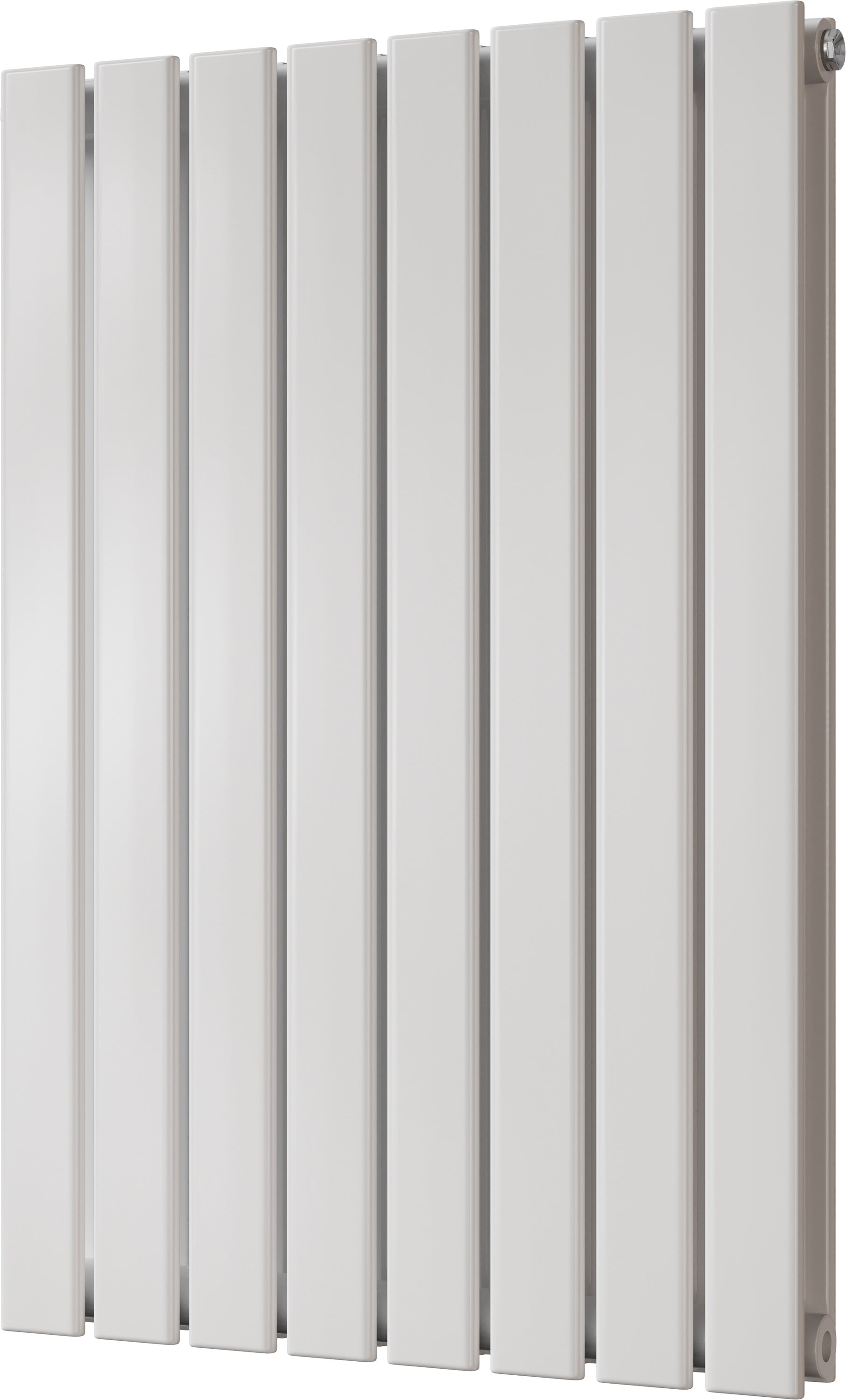 Typhoon - White Designer Radiator H800mm x W544mm Double Panel - Feet Included