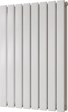 Typhoon - White Designer Radiator H800mm x W544mm Double Panel - Feet Included