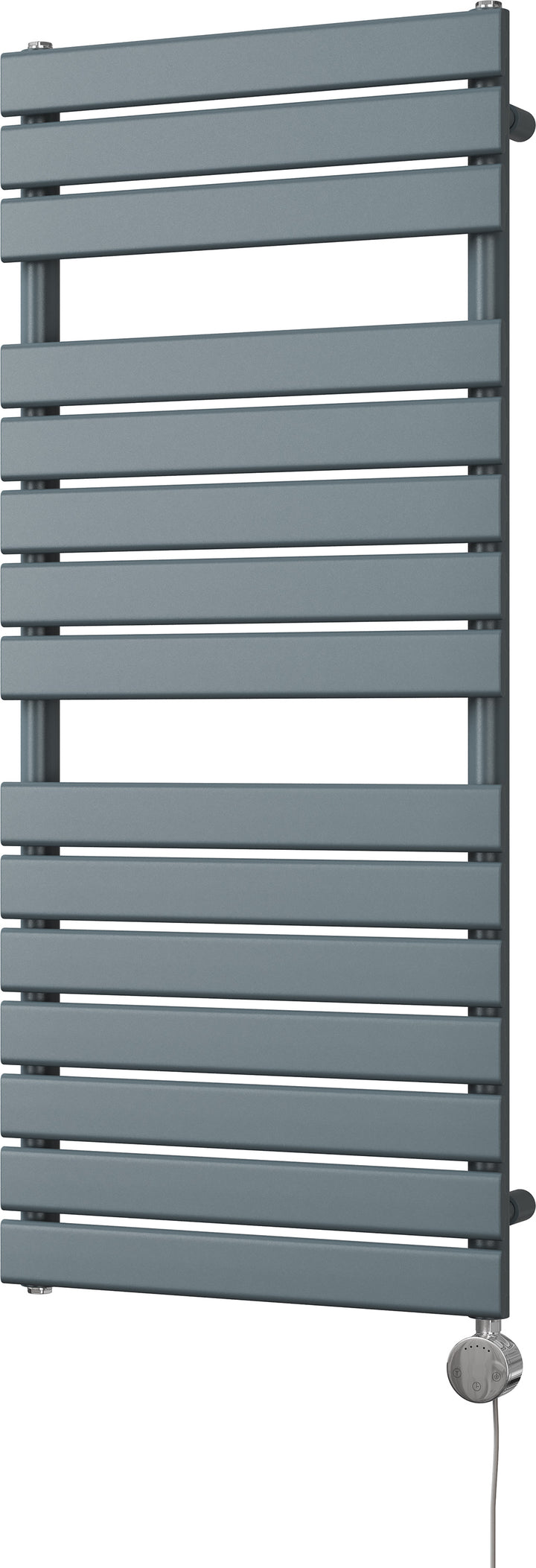 Typhoon - Anthracite Electric Towel Rail H1156mm x W500mm 600w Thermostatic