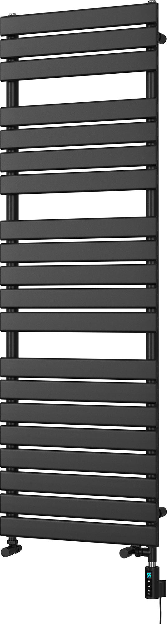 Typhoon - Black Dual Fuel Towel Rail H1564mm x W500mm Thermostatic WIFI