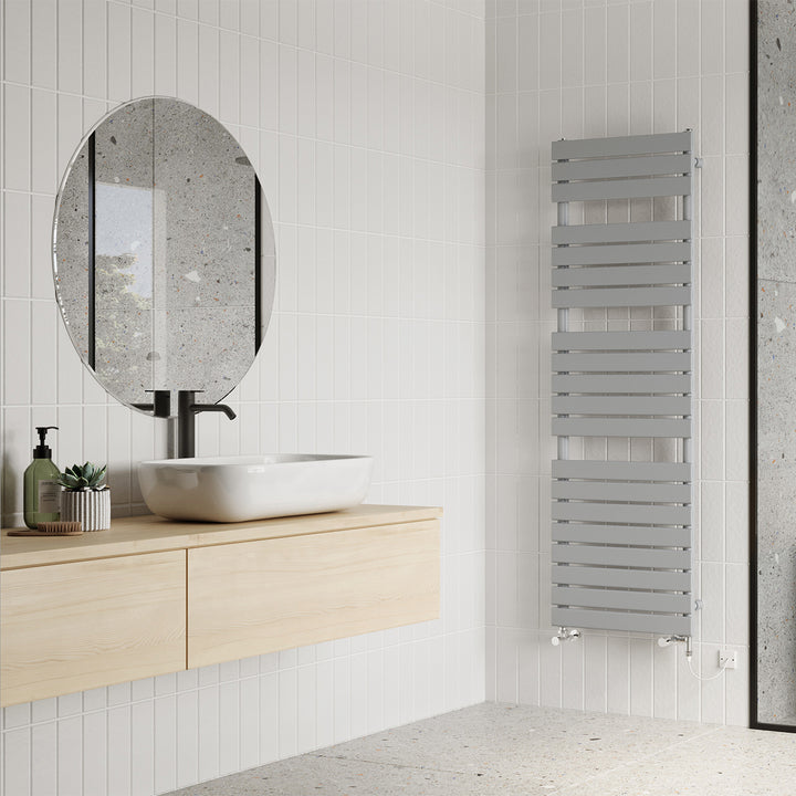 Typhoon - Silver Dual Fuel Towel Rail H1564mm x W500mm Standard