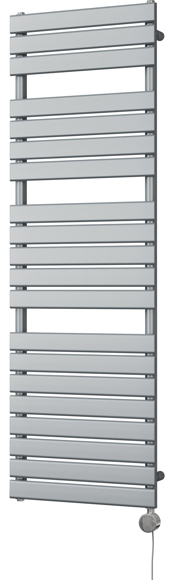 Typhoon - Silver Electric Towel Rail H1564mm x W500mm 600w Thermostatic