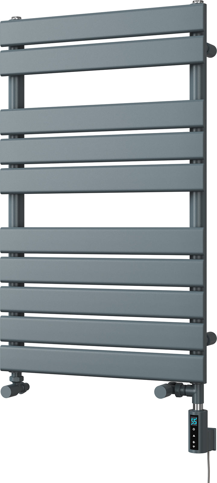 Typhoon - Anthracite Dual Fuel Towel Rail H816mm x W500mm Thermostatic WIFI