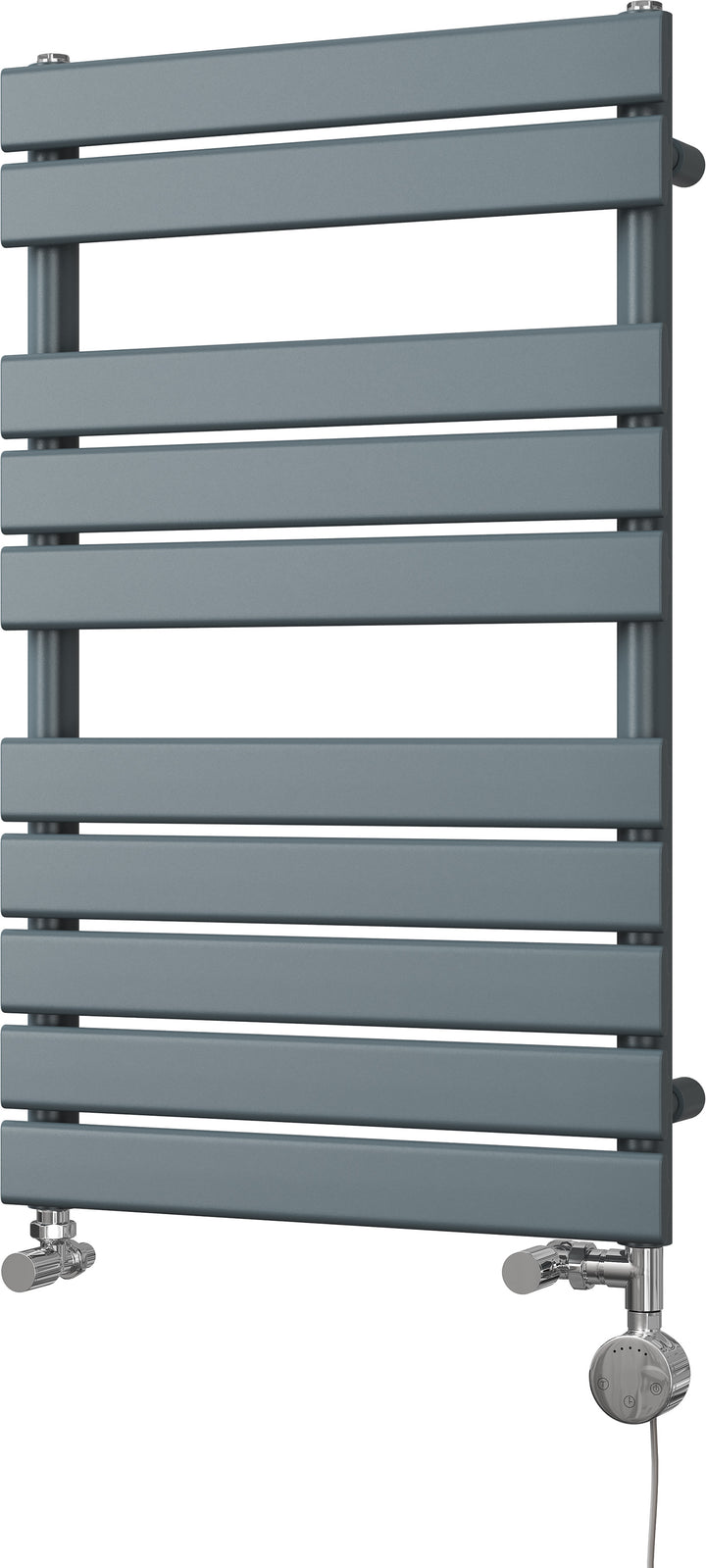 Typhoon - Anthracite Dual Fuel Towel Rail H816mm x W500mm Thermostatic