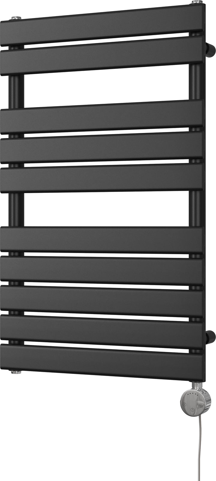 Typhoon - Black Electric Towel Rail H816mm x W500mm 300w Thermostatic