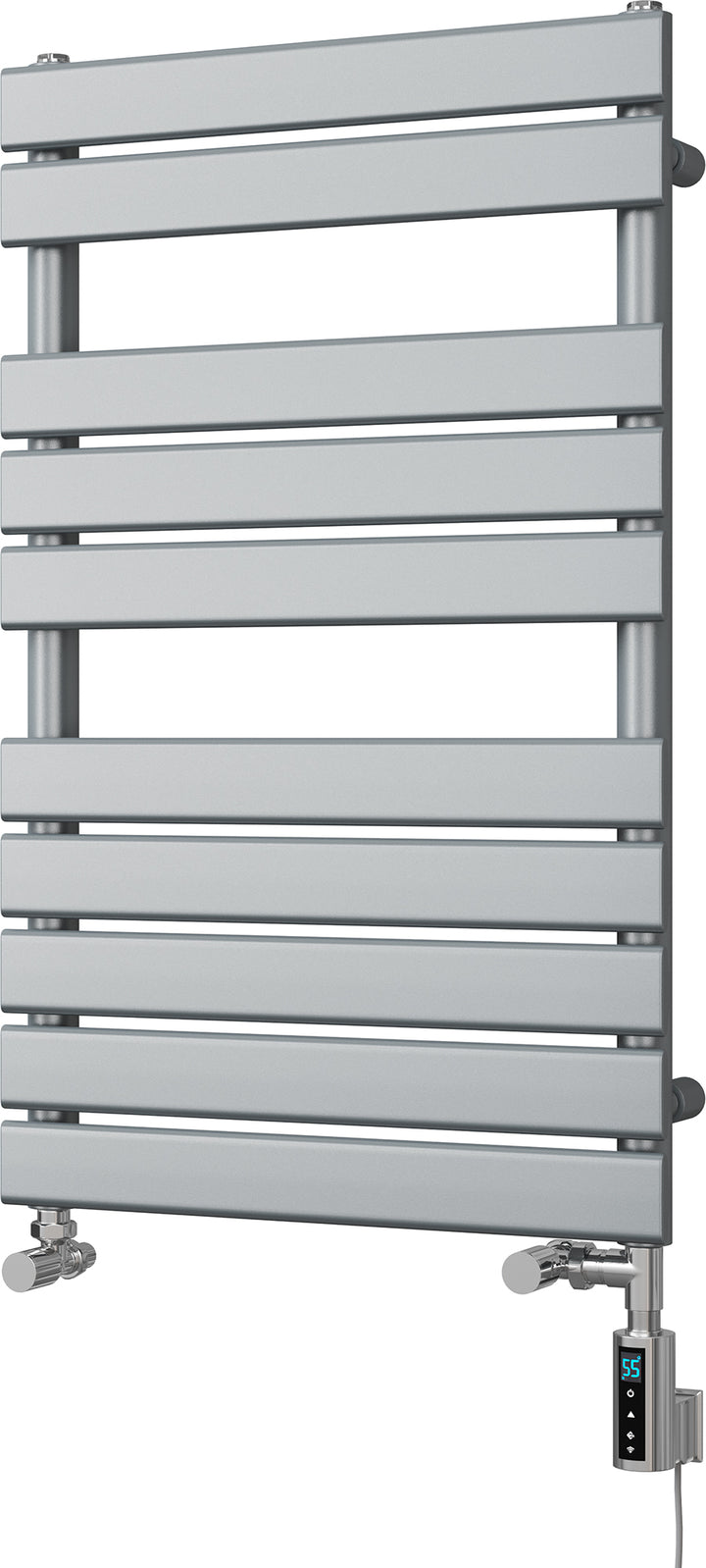 Typhoon - Silver Dual Fuel Towel Rail H816mm x W500mm Thermostatic WIFI