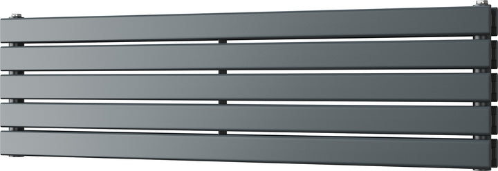 Typhoon Axis - Anthracite Horizontal Radiator H340mm x W1200mm Double Panel