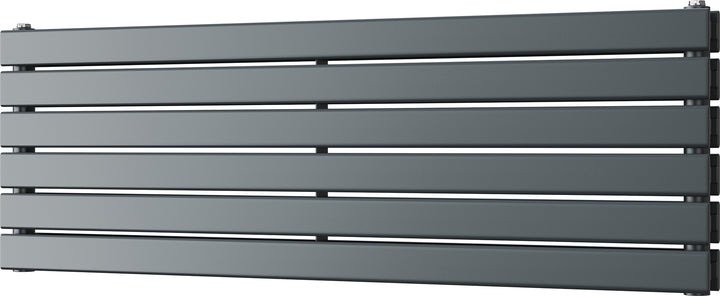 Typhoon Axis - Anthracite Horizontal Radiator H408mm x W1200mm Double Panel