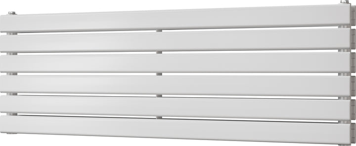 Typhoon Axis - White Horizontal Radiator H408mm x W1200mm Double Panel