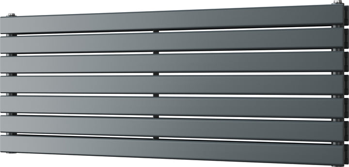 Typhoon Axis - Anthracite Horizontal Radiator H476mm x W1200mm Double Panel