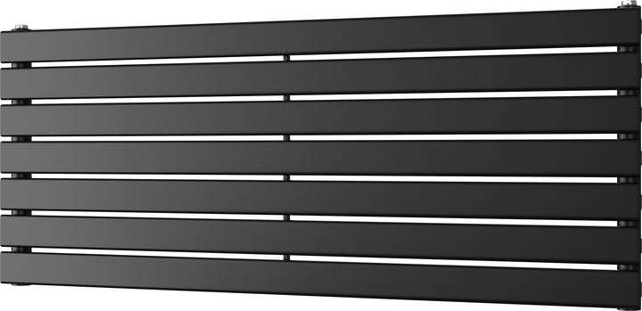 Typhoon Axis - Black Horizontal Radiator H476mm x W1200mm Single Panel