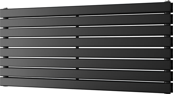 Typhoon Axis - Black Horizontal Radiator H544mm x W1200mm Double Panel