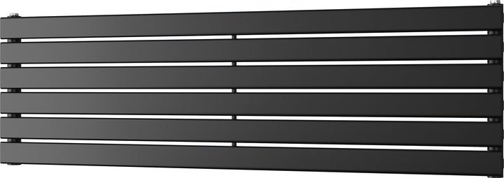 Typhoon Axis - Black Horizontal Radiator H408mm x W1400mm Single Panel