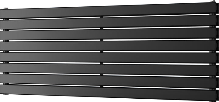 Typhoon Axis - Black Horizontal Radiator H544mm x W1400mm Double Panel