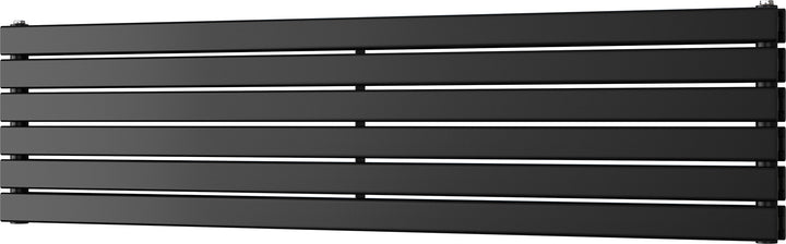 Typhoon Axis - Black Horizontal Radiator H408mm x W1600mm Double Panel