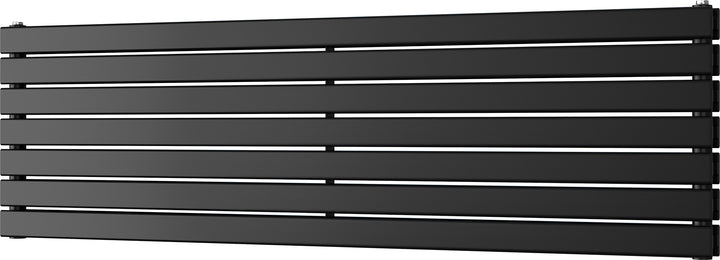 Typhoon Axis - Black Horizontal Radiator H476mm x W1600mm Double Panel