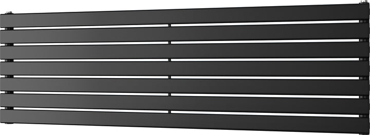 Typhoon Axis - Black Horizontal Radiator H476mm x W1600mm Single Panel