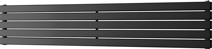 Typhoon Axis - Black Horizontal Radiator H340mm x W1800mm Double Panel