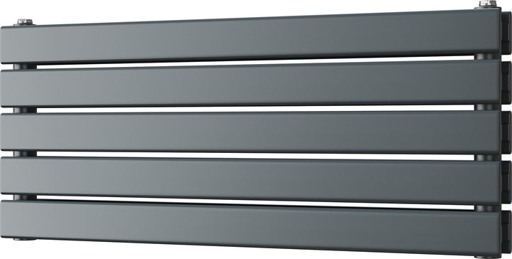 Typhoon Axis - Anthracite Horizontal Radiator H340mm x W800mm Double Panel