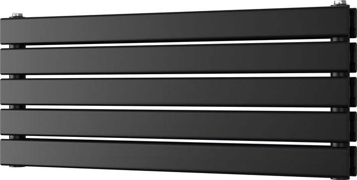 Typhoon Axis - Black Horizontal Radiator H340mm x W800mm Double Panel