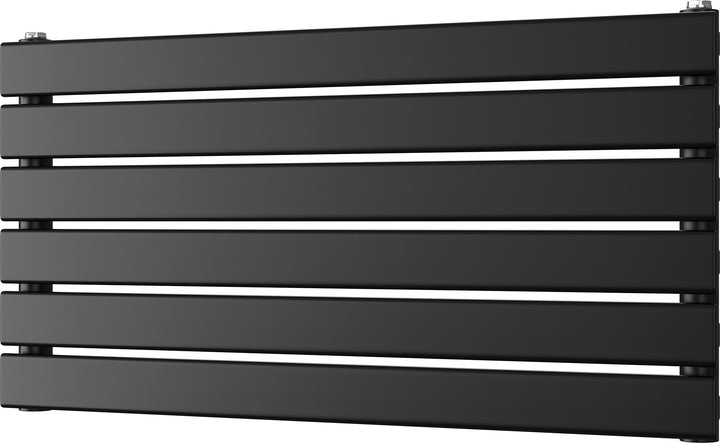 Typhoon Axis - Black Horizontal Radiator H408mm x W800mm Single Panel