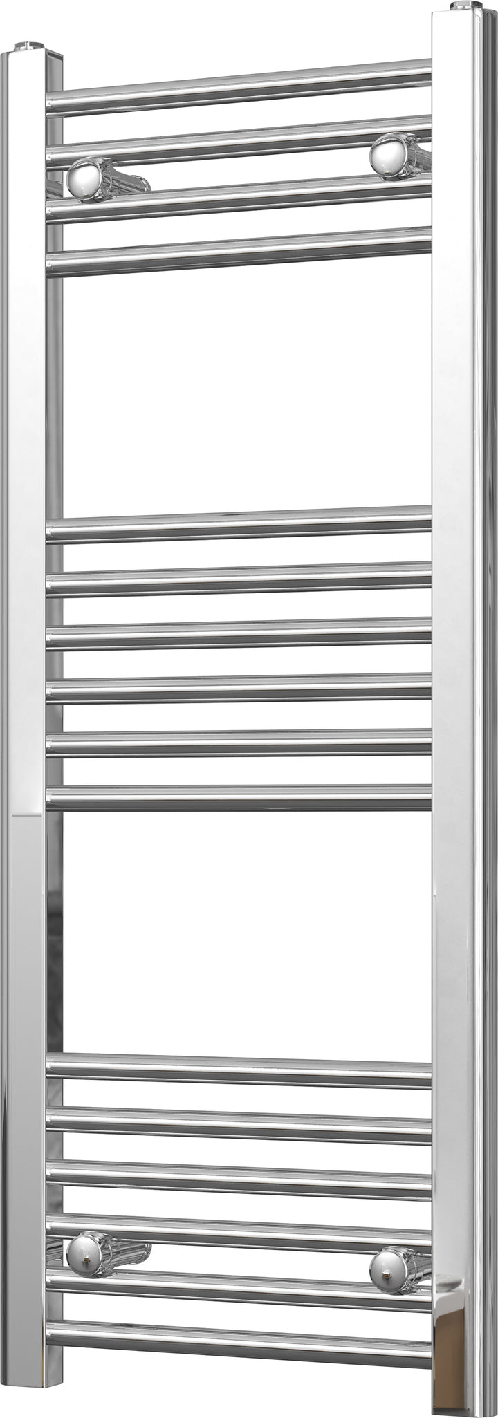 Zennor - Chrome Heated Towel Rail - H1000mm x W400mm - Straight