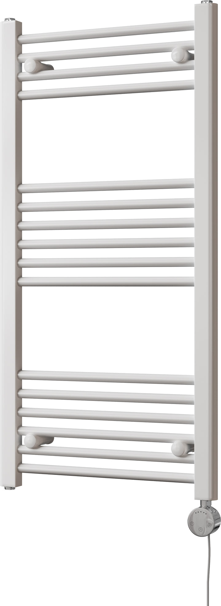 Zennor - White Electric Towel Rail H1000mm x W500mm Straight 300w Thermostatic