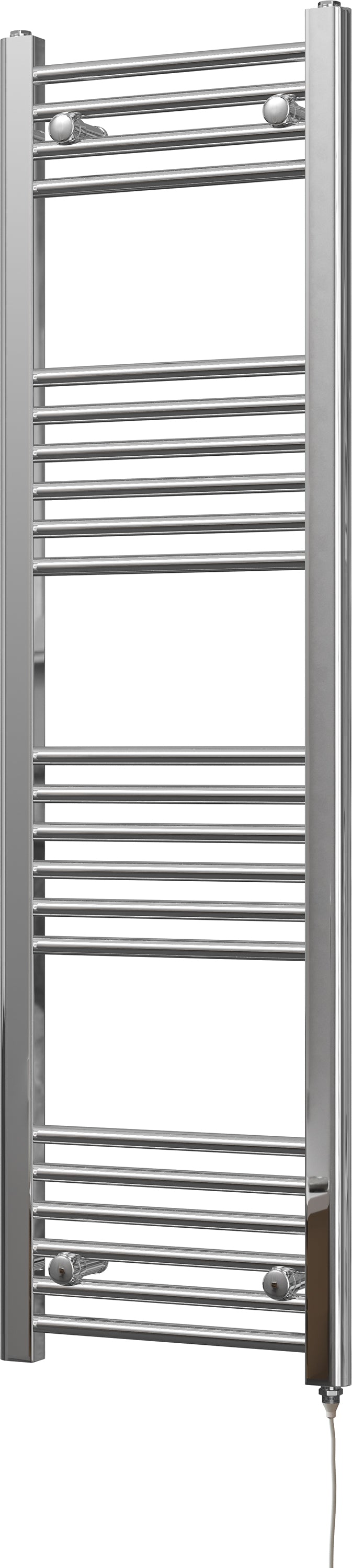 Zennor - Chrome Electric Towel Rail H1400mm x W400mm Straight 400w Standard