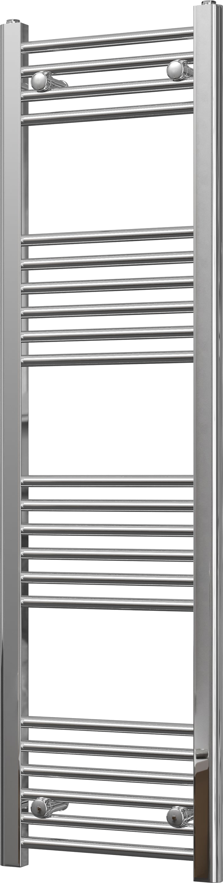 Zennor - Chrome Heated Towel Rail - H1400mm x W400mm - Straight