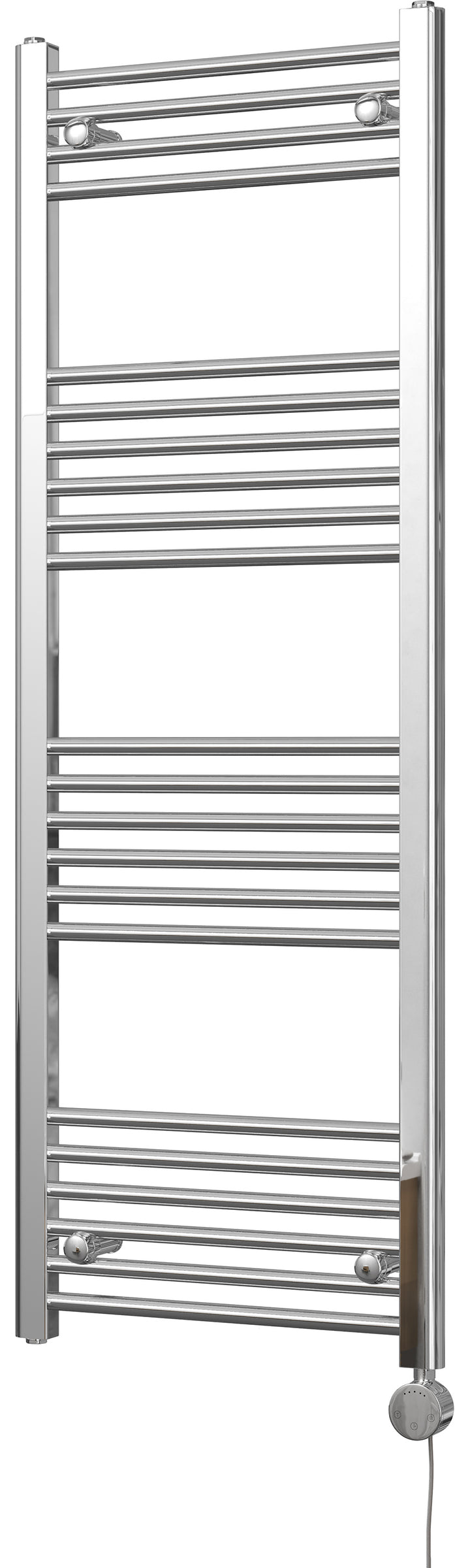 Zennor - Chrome Electric Towel Rail H1400mm x W500mm Straight 300w Thermostatic