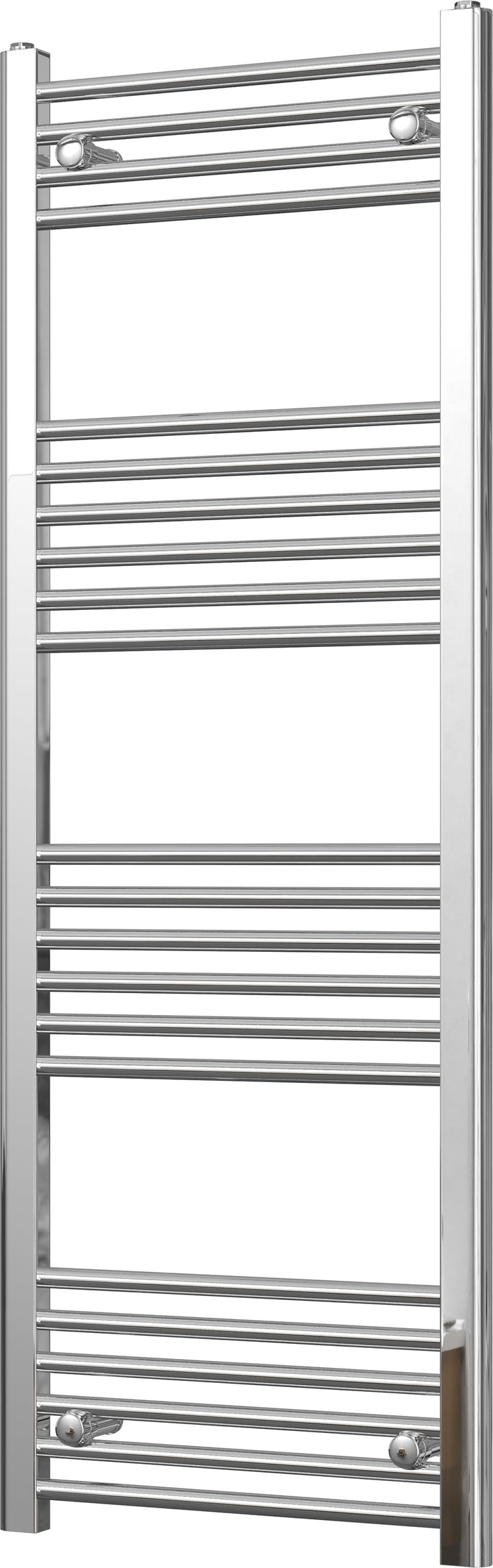 Zennor - Chrome Heated Towel Rail - H1400mm x W500mm - Straight