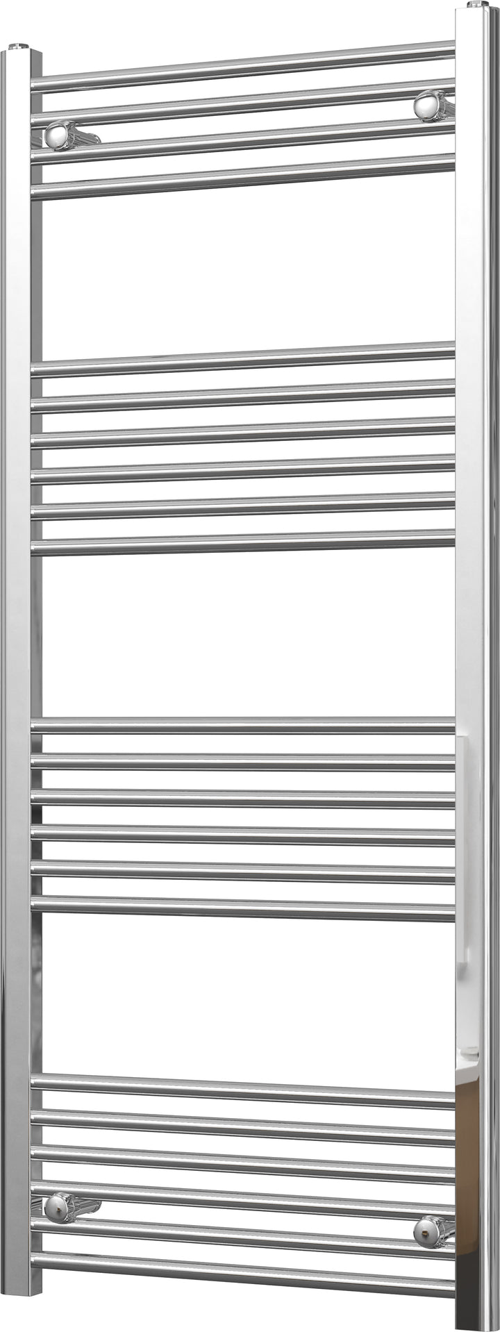 Zennor - Chrome Heated Towel Rail - H1400mm x W600mm - Straight