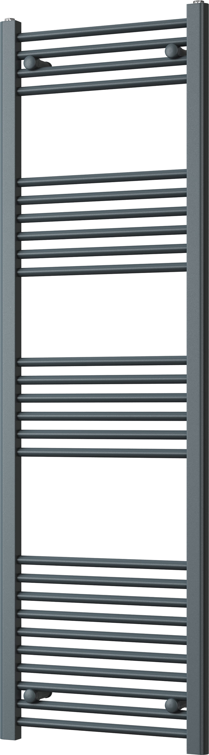 Zennor - Anthracite Heated Towel Rail - H1600mm x W500mm - Straight