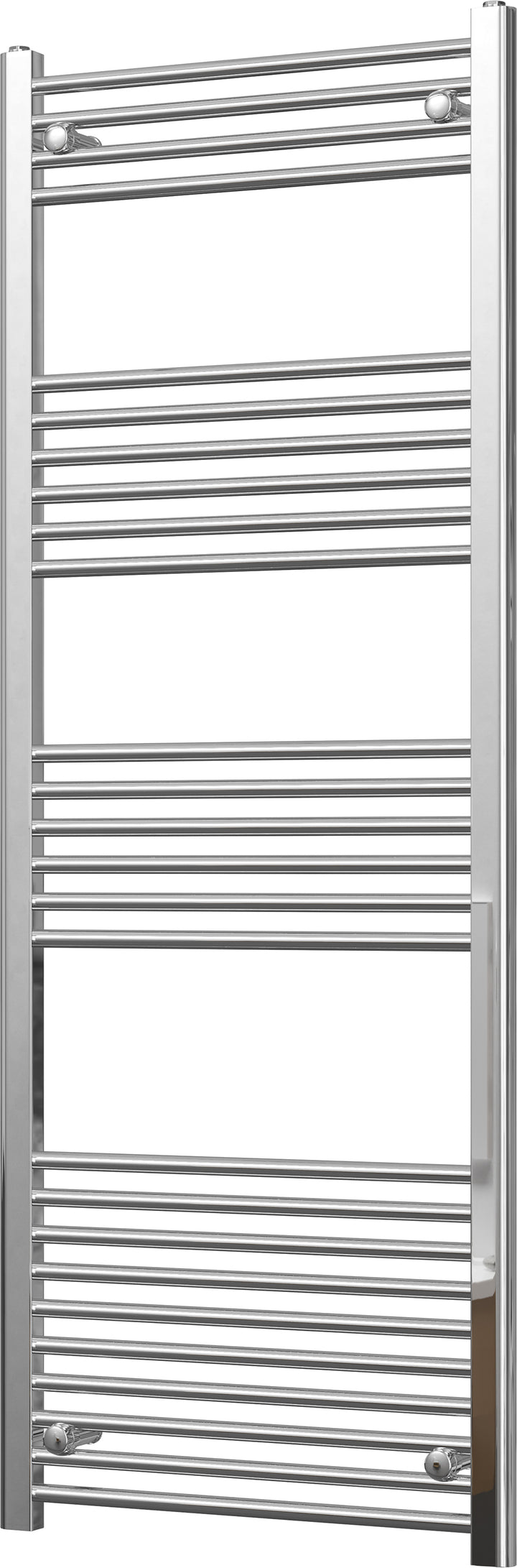 Zennor - Chrome Heated Towel Rail - H1600mm x W600mm - Straight