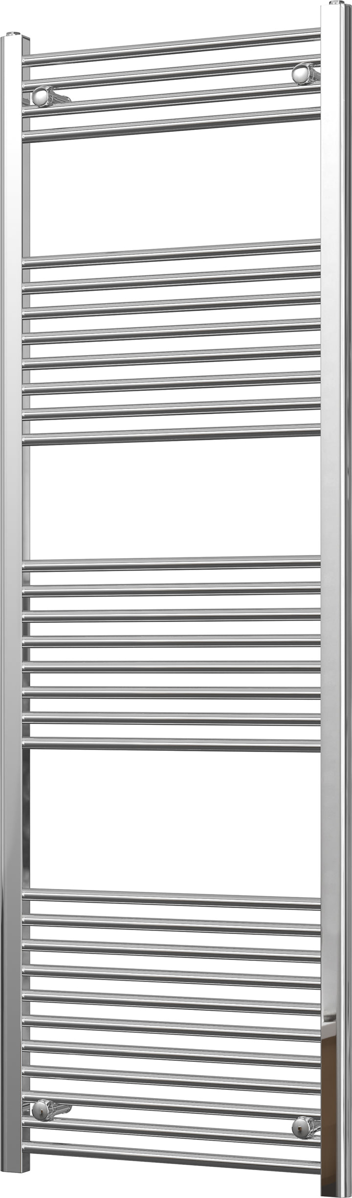 Zennor - Chrome Heated Towel Rail - H1800mm x W600mm - Straight