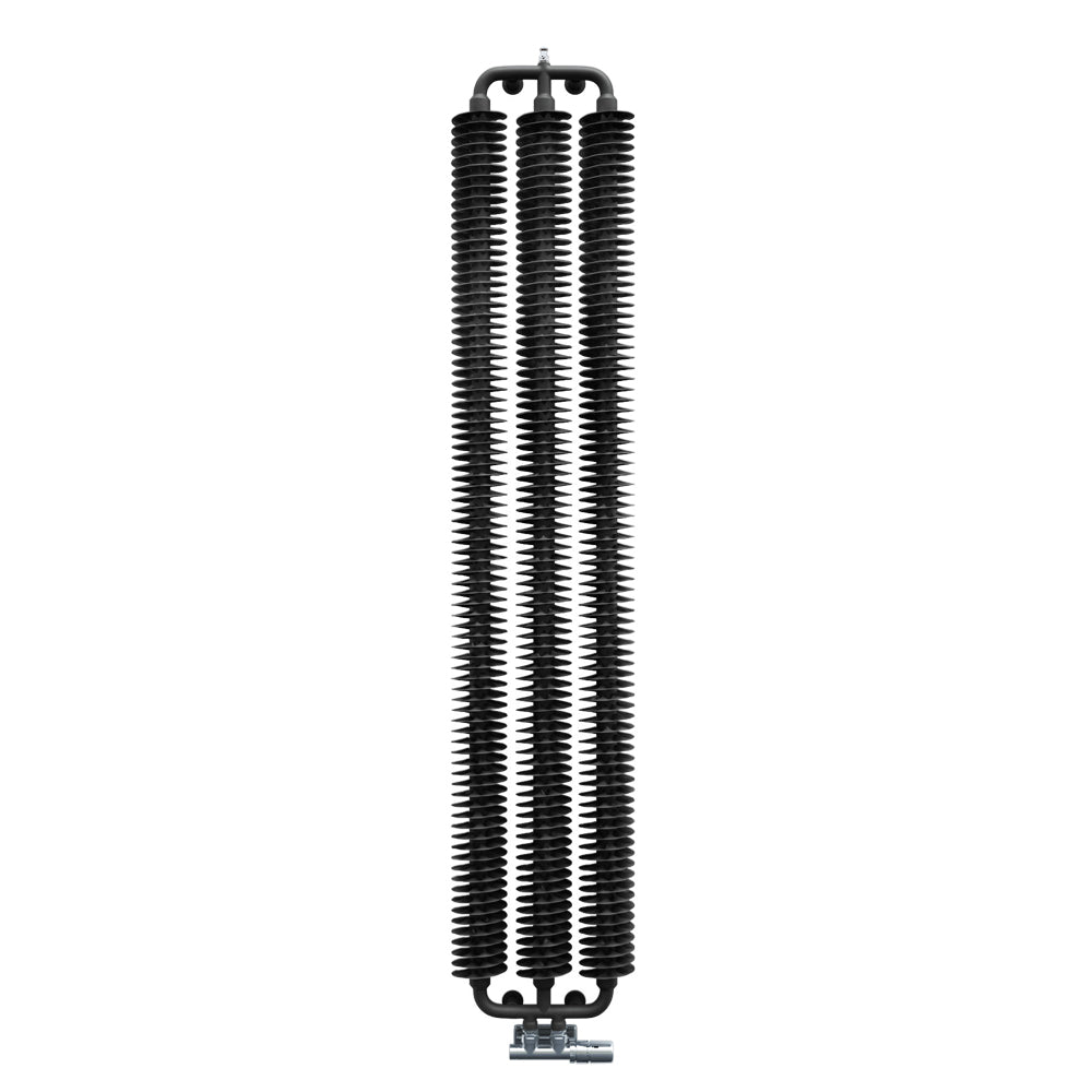 Ribbon V - Black Vertical Designer Radiators H1720mm x W290mm Single Panel