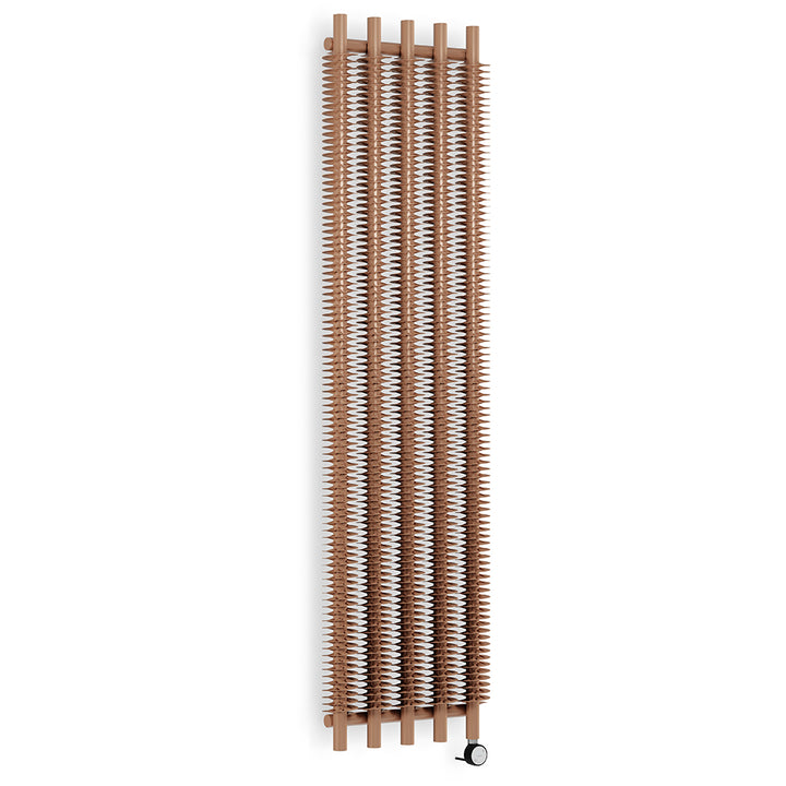 Ribbon - Bright Copper Vertical Electric Radiator H1800mm x W490mm 1000w Thermostatic