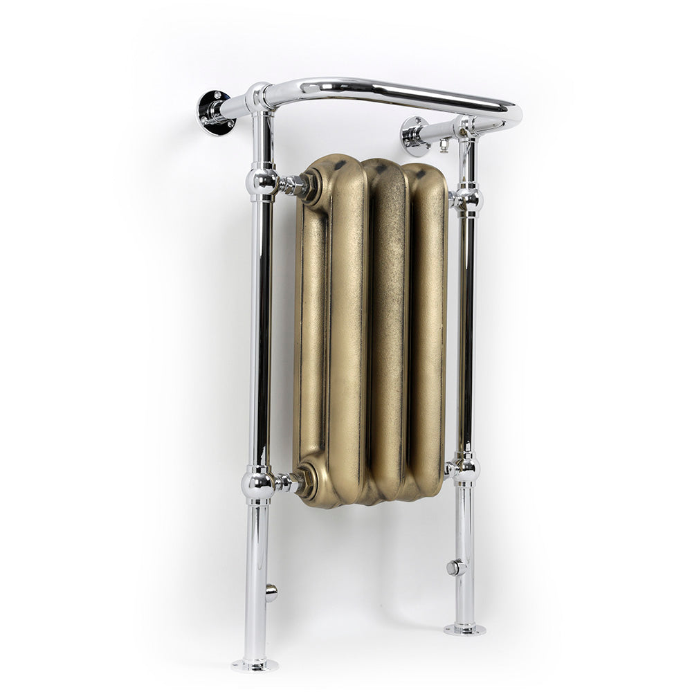 Plain - Brass Towel Radiators - H900mm x W490mm