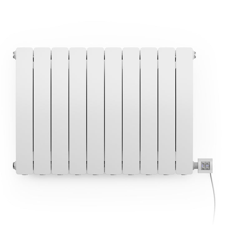Camber - White Horizontal Electric Radiator H575mm x W800mm 1000w Thermostatic