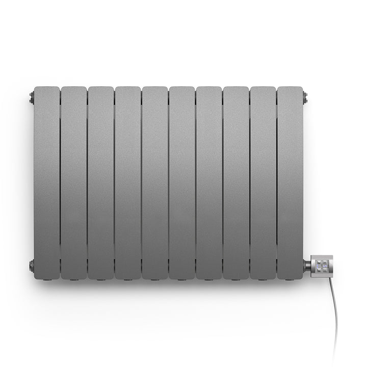 Camber - Graphite Horizontal Electric Radiator H575mm x W800mm 1000w Thermostatic