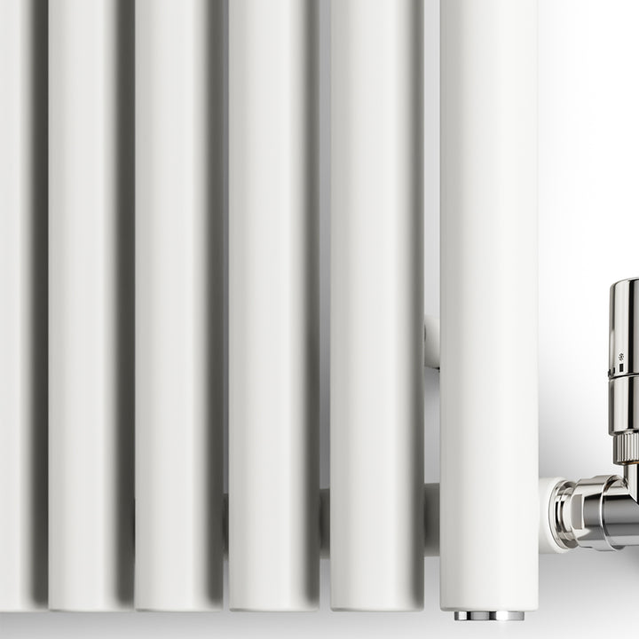Rolo-Room - White Vertical Designer Radiators H1200mm x W590mm Single Panel