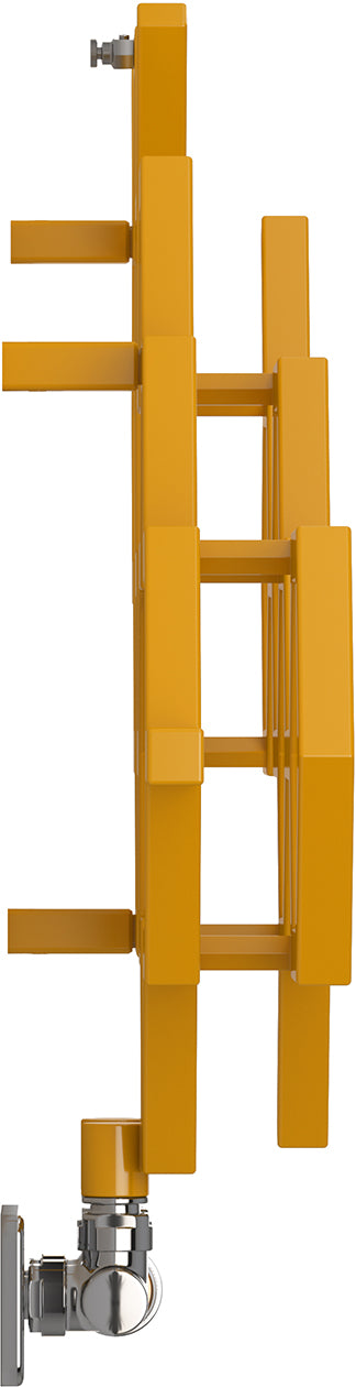 Hex - Mustard Horizontal Designer Radiators H502mm x W1126mm Single Panel