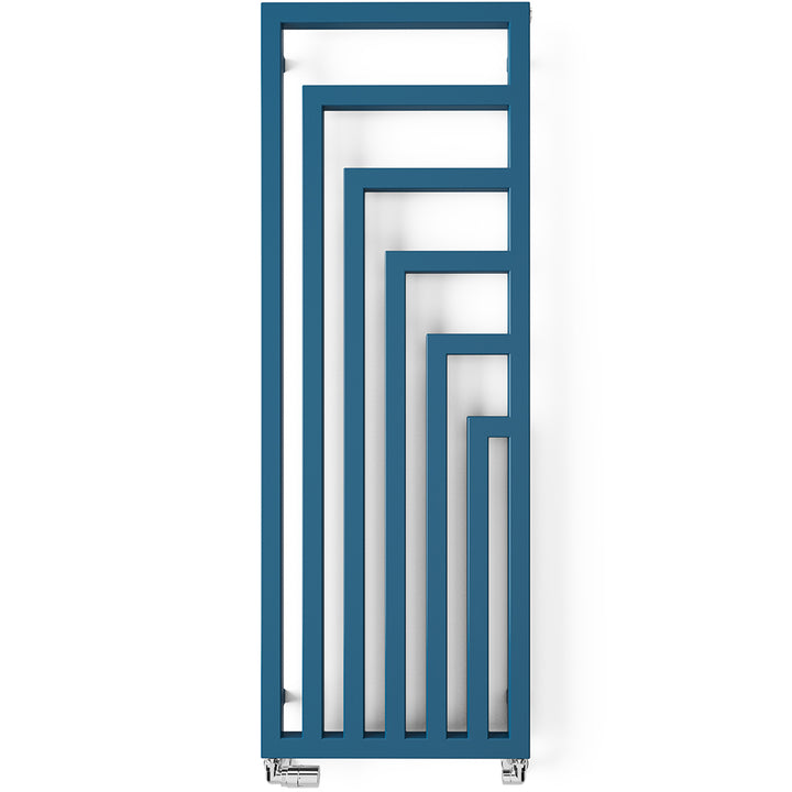 Angus  - Azure Blue Vertical Radiators H1460mm x W520mm Single Panel