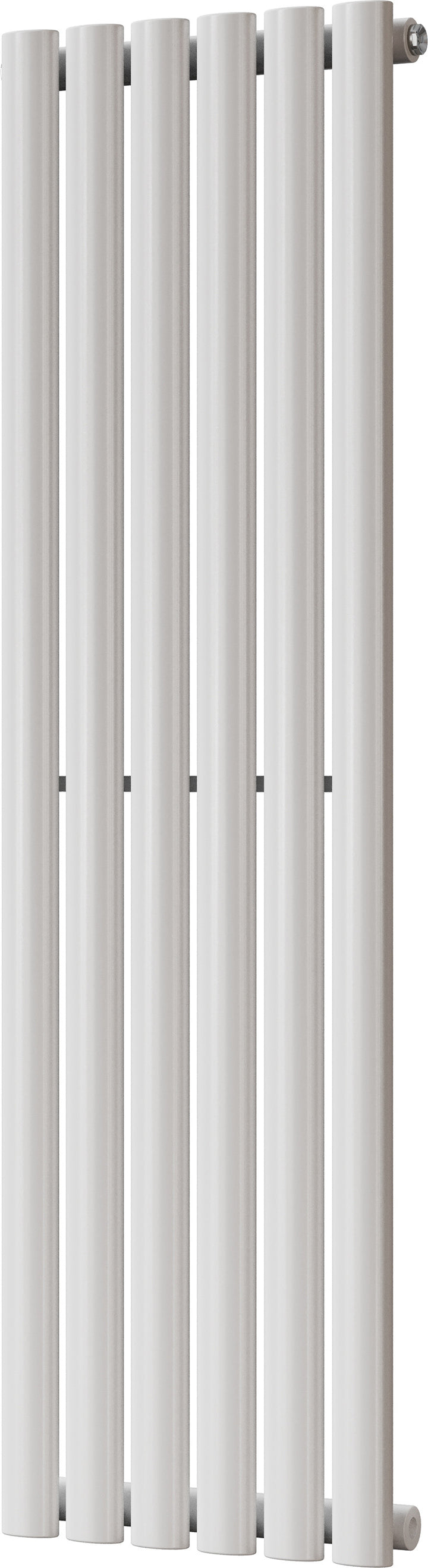 Omeara - White Vertical Radiator H1200mm x W348mm Single Panel