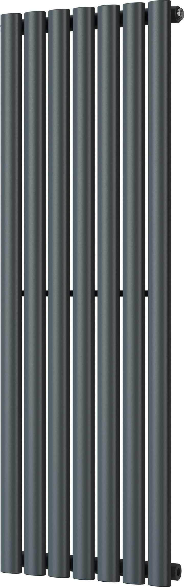 Omeara - Anthracite Vertical Radiator H1200mm x W406mm Single Panel