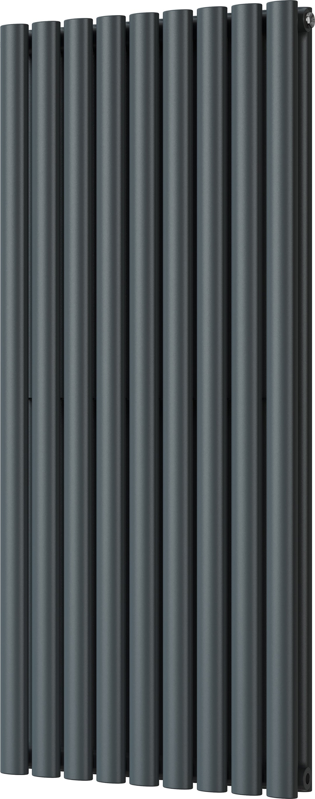 Omeara - Anthracite Vertical Radiator H1200mm x W522mm Double Panel