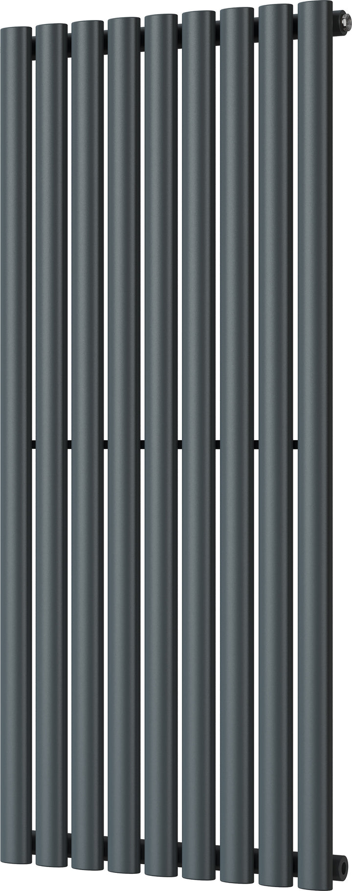 Omeara - Anthracite Vertical Radiator H1200mm x W522mm Single Panel