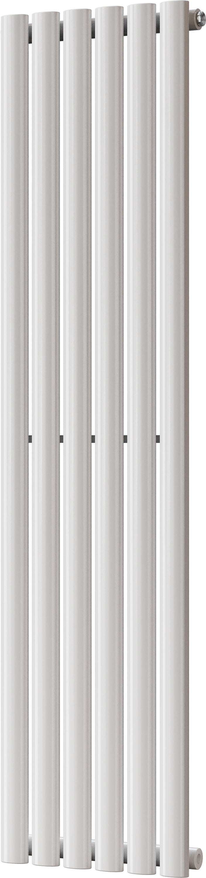 Omeara - White Vertical Radiator H1400mm x W348mm Single Panel