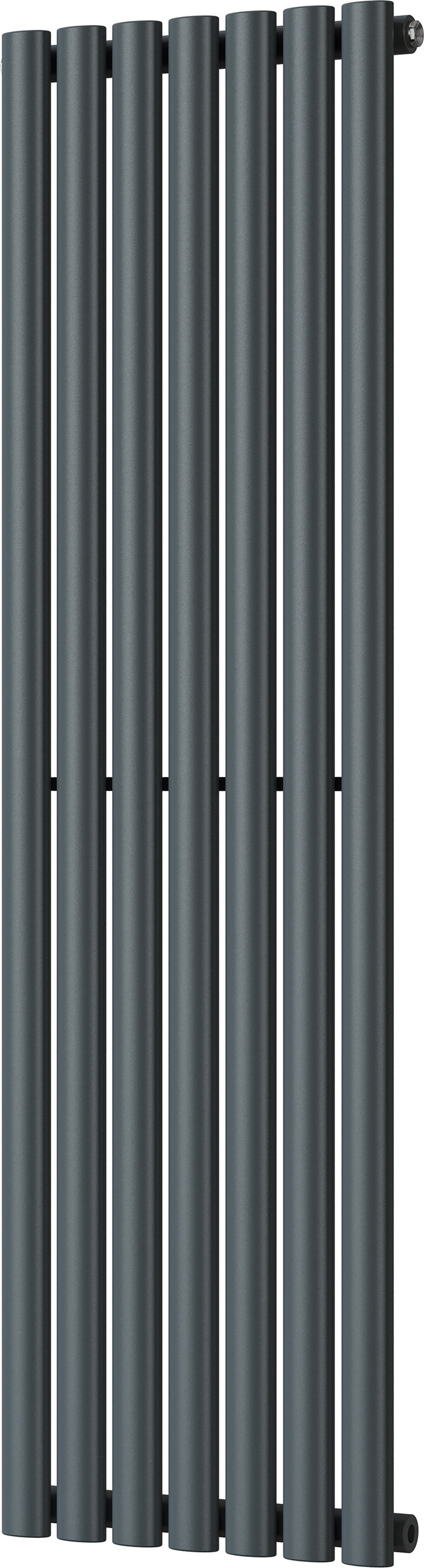 Omeara - Anthracite Vertical Radiator H1400mm x W406mm Single Panel