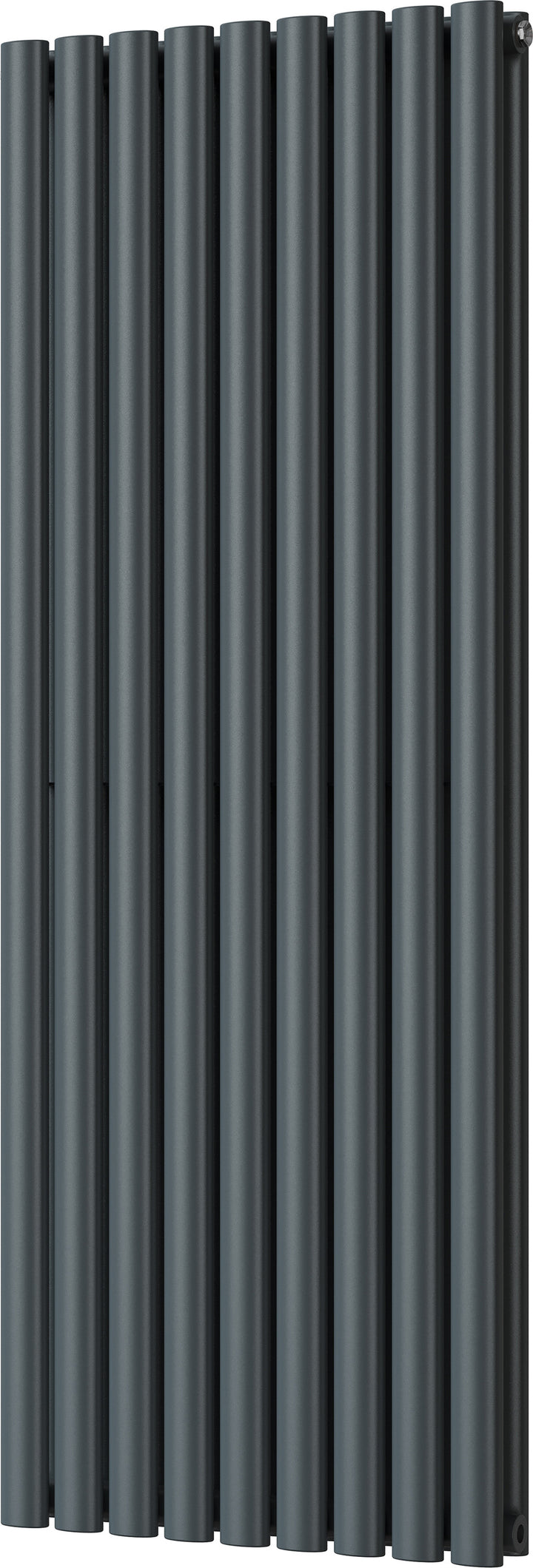 Omeara - Anthracite Vertical Radiator H1400mm x W522mm Double Panel